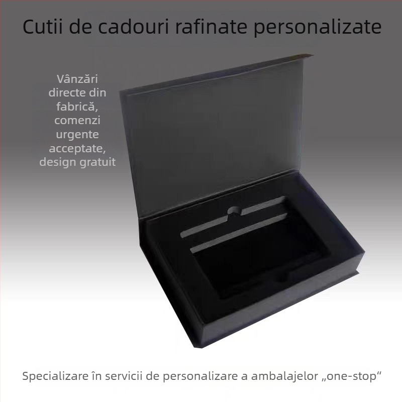 Cutie cadou personalizată cu capac rabatabil și sertar, cutie de ambalare cadouri, un lot mic