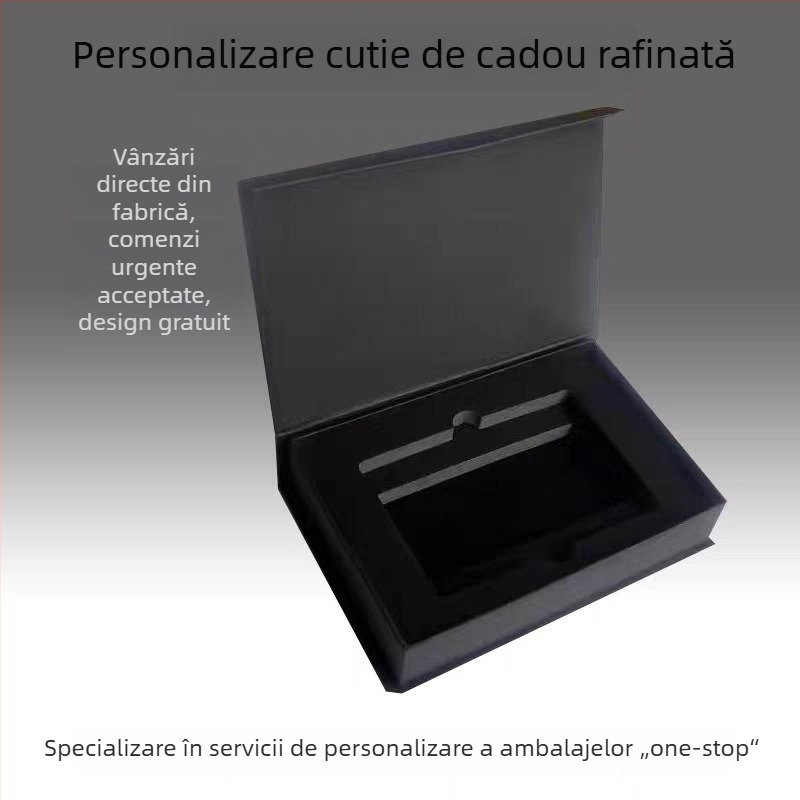 Cutie cadou personalizată cu capac rabatabil și sertar, cutie de ambalare cadouri, un lot mic
