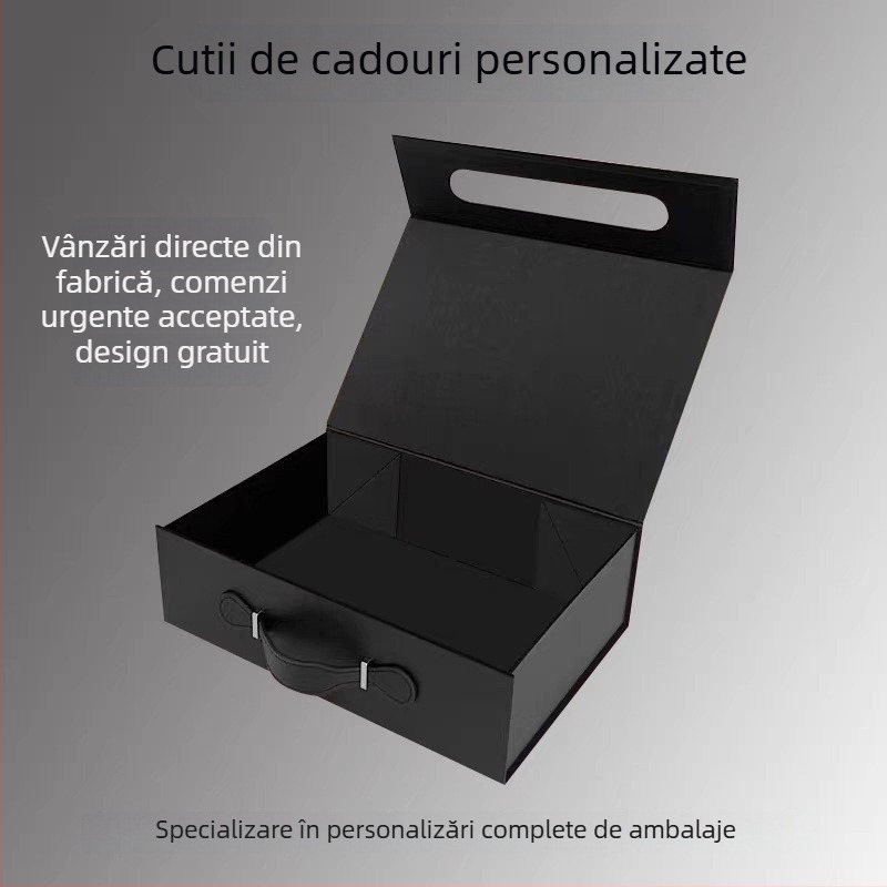 Cutie cadou personalizată cu capac rabatabil și sertar, cutie de ambalare cadouri, un lot mic
