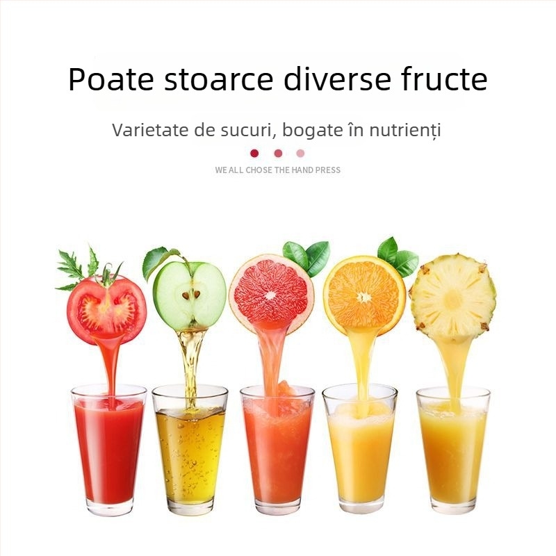 Storțător manual îmbunătățit pentru trestie de zahăr, lămâie, rod și portocale, pentru ceai cu lapte de fructe și uz casnic