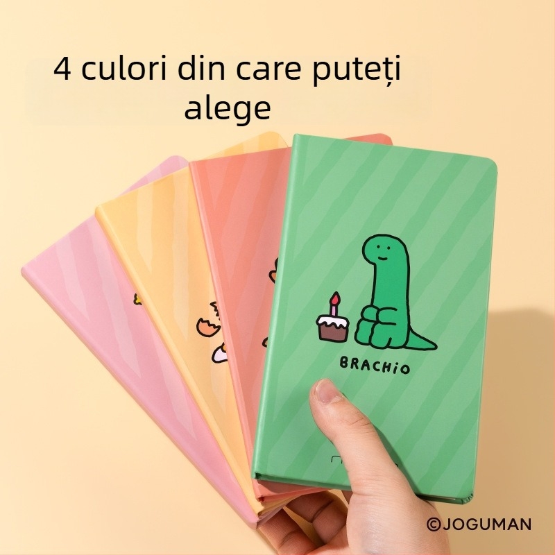 Carnet de buzunar cu copertă tare, în colaborare cu Deli Qiaoguman, cu un motiv drăguț de desene animate
