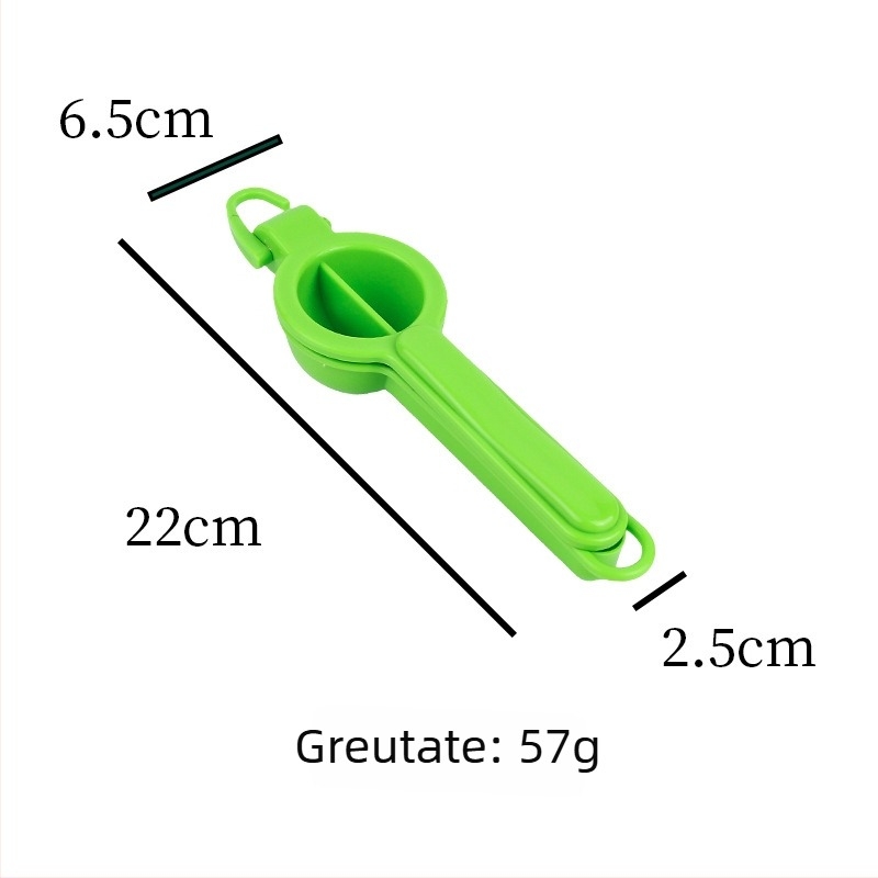 Storcător de fructe manual din plastic, cu cârlig – uz casnic, storcător de lămâi