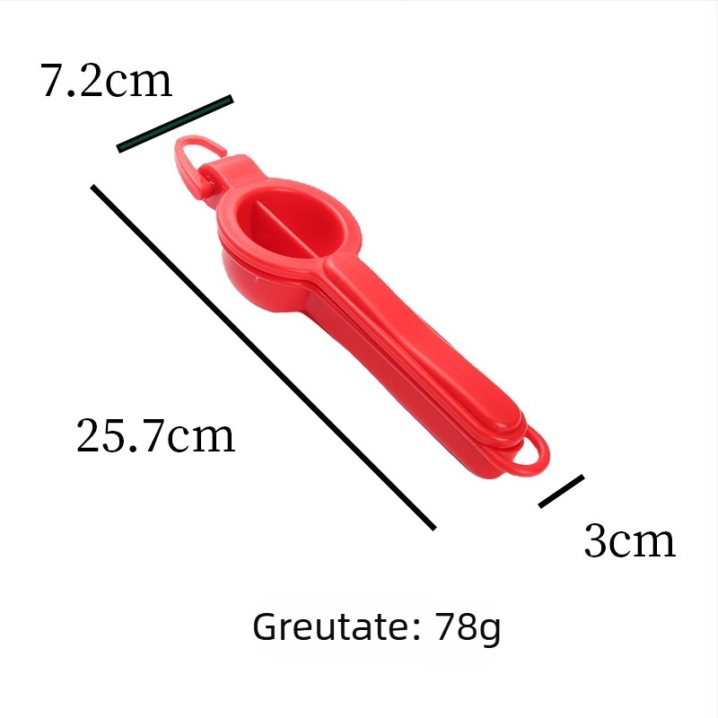 Storcător de fructe manual din plastic, cu cârlig – uz casnic, storcător de lămâi