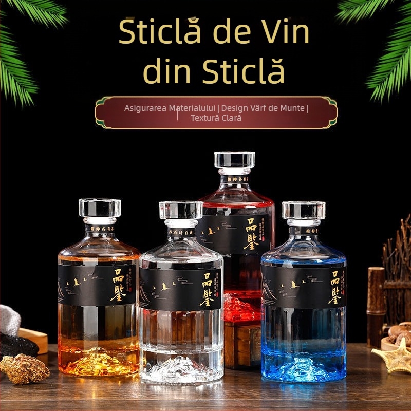 Sticlă de vin goală, 0.5 kg, stil de nuntă