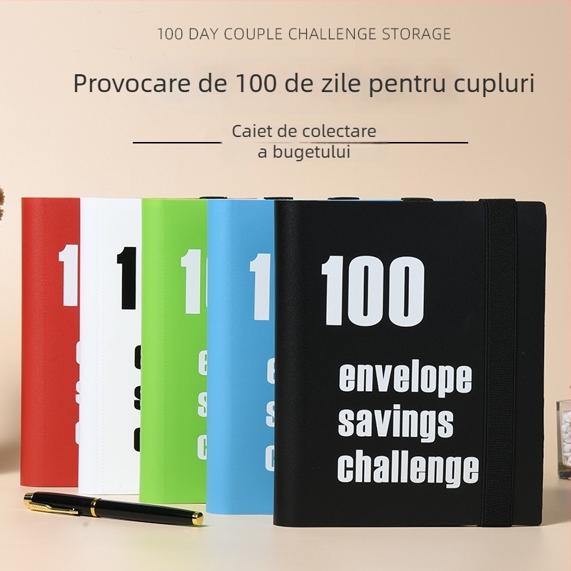 Jurnal pentru provocarea celor 100 de plicuri de economii
