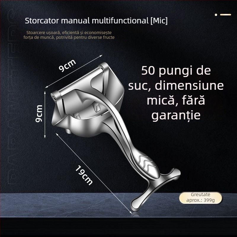 Storcător manual de fructe pentru rodie, lămâie, portocală și trestie de zahăr