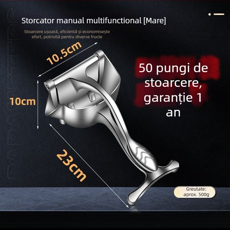 Storcător manual de fructe pentru rodie, lămâie, portocală și trestie de zahăr