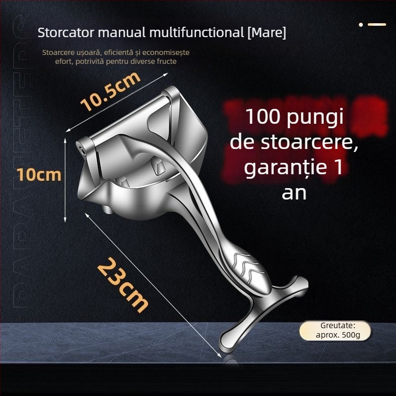 Storcător manual de fructe pentru rodie, lămâie, portocală și trestie de zahăr