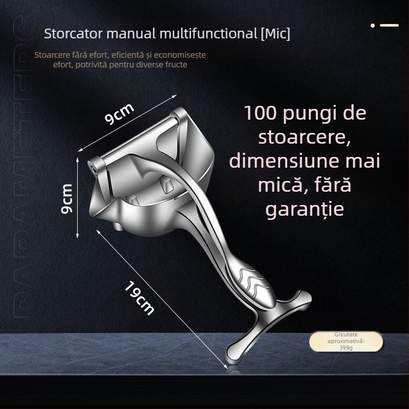 Storcător manual de fructe pentru rodie, lămâie, portocală și trestie de zahăr