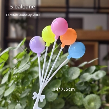 Decorațiuni din plastic în formă de macarons, baloane colorate pentru tort, ornamente drăguțe pentru cofetărie, adaptor auto