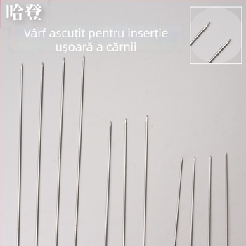 Cârlige suspendate pentru frigere – gâscă și rață, oțel inoxidabil 304, cârlige cu nouă dinți pentru gât și coadă