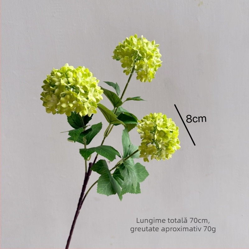 Flori artificiale Hortensie în formă de sferă pentru decor acasă, nunți și amenajări exterioare