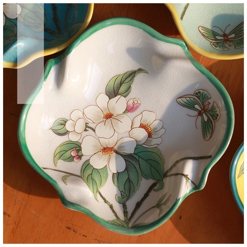 Săpunieră ceramică în stil chinezesc, design Nordic modern pentru baie