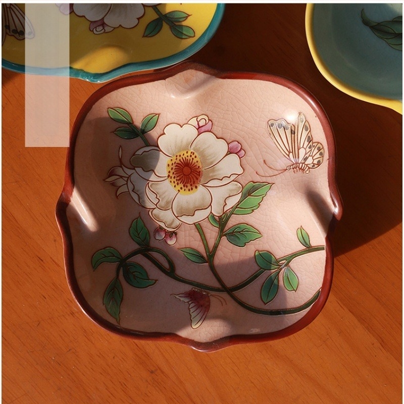 Săpunieră ceramică în stil chinezesc, design Nordic modern pentru baie