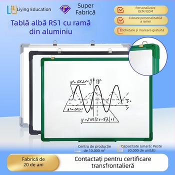 Tablă magnetică albă, personalizabilă pentru învățământ la domiciliu, de montaj pe perete, ștergibilă, pentru scriere și desen, birou