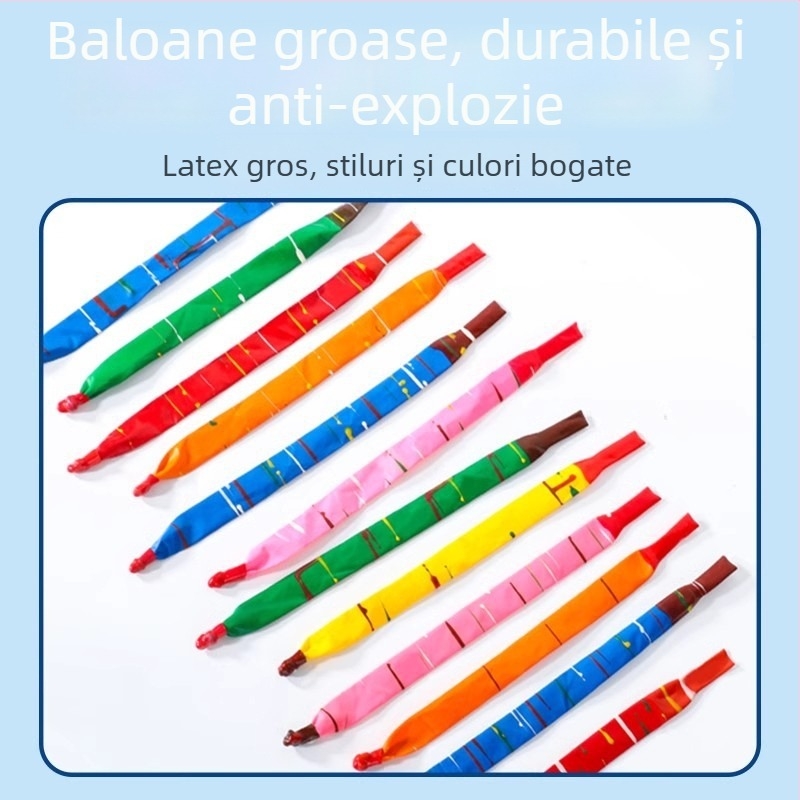 Baloane gonflabile din latex, în formă de extraterestru, de 12 inch, care țipă în timpul zborului