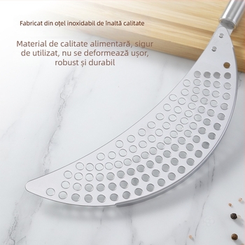 Coș de scurgere din oțel inoxidabil 304 pentru chiuvetă, design semilună, filtru pentru resturi alimentare
