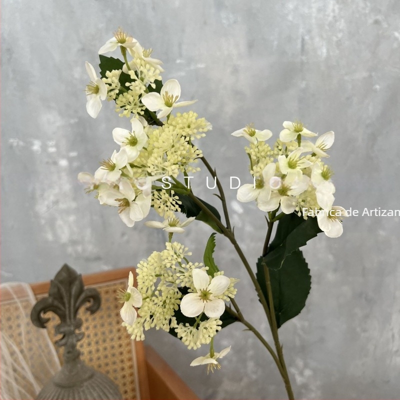 Hortensie mov artificiale pentru decor de acasă, decor de nuntă, recuzită pentru fotografie, living și masă