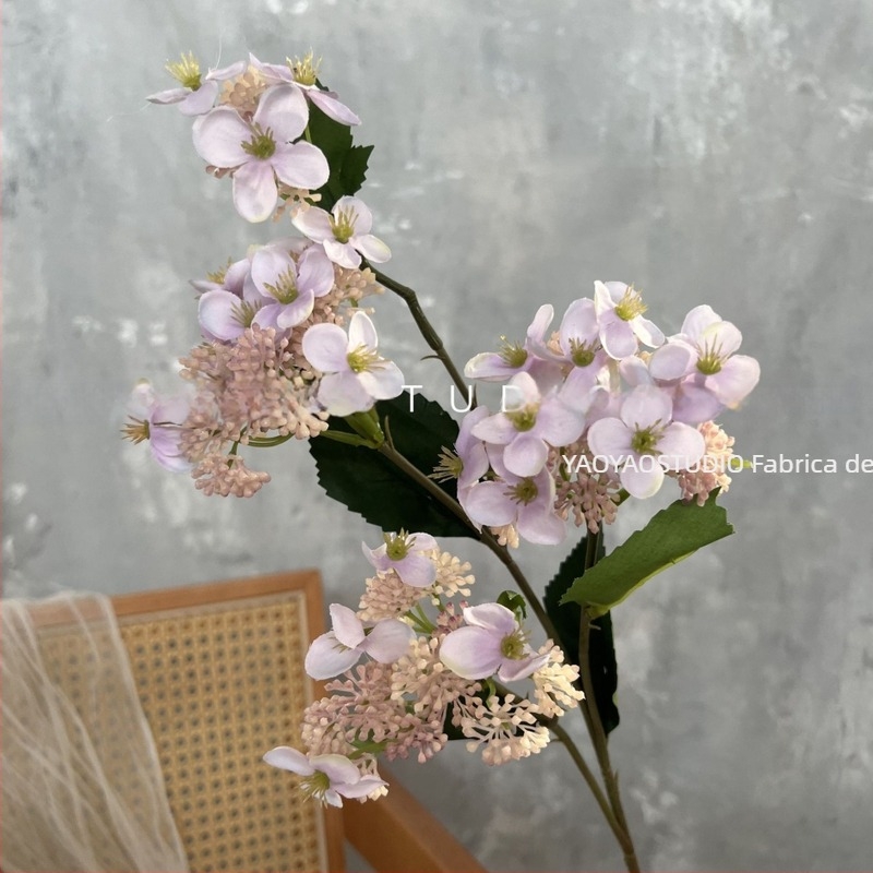 Hortensie mov artificiale pentru decor de acasă, decor de nuntă, recuzită pentru fotografie, living și masă