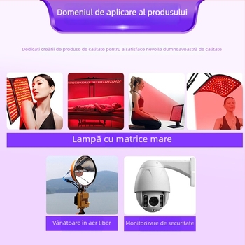 Placă driver personalizată pentru sursă de lumină a unui dispozitiv de înfrumusețare, cu lumină roșie, albastră și infraroșie; substrat din aluminiu cu conductivitate termică înaltă; soluție PCBA pentru lampă cu matrice mare