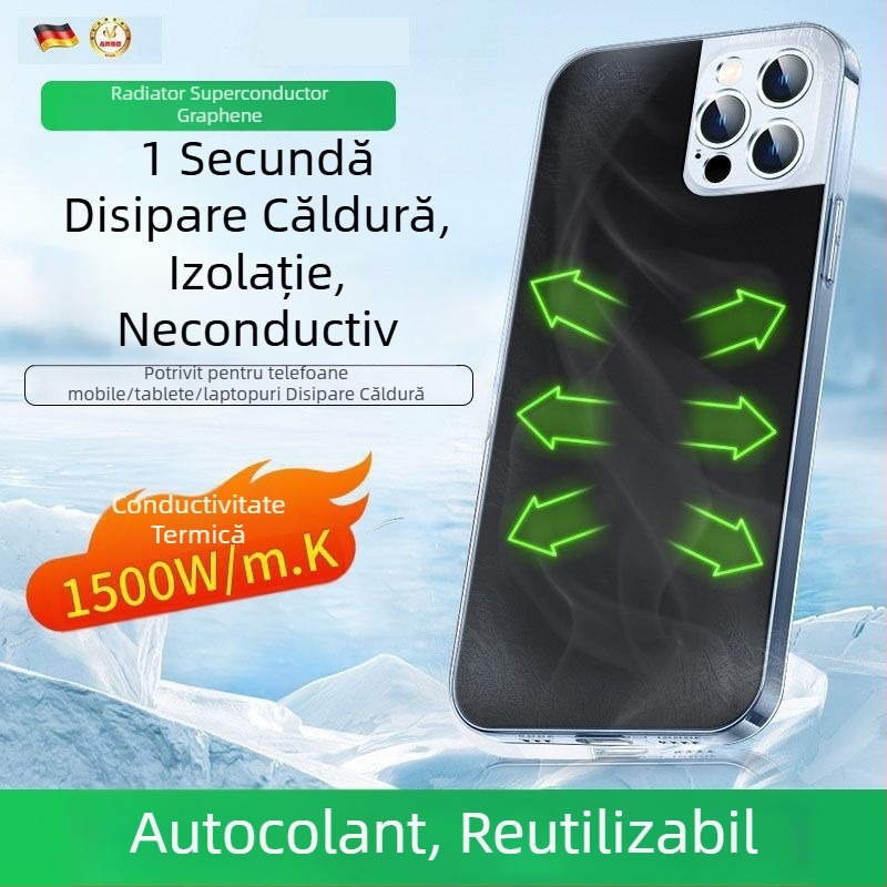 Film de răcire din grafen nano pentru calculatoare, tablete și telefoane
