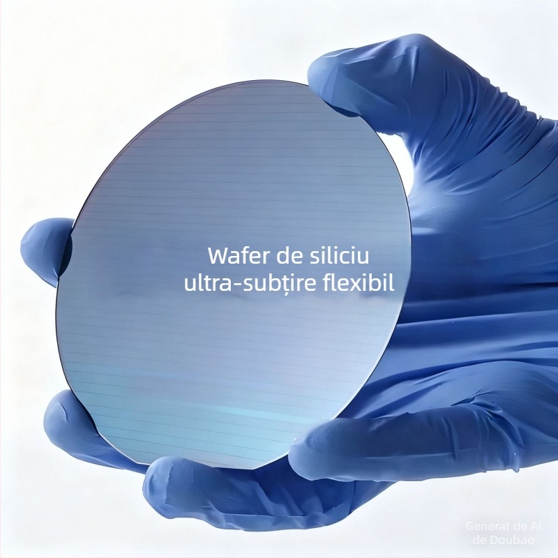 Wafer din siliciu monocristalin, înaltă puritate, polizat pe o singură față și pe ambele, grosime 3 mm, pentru cercetări științifice