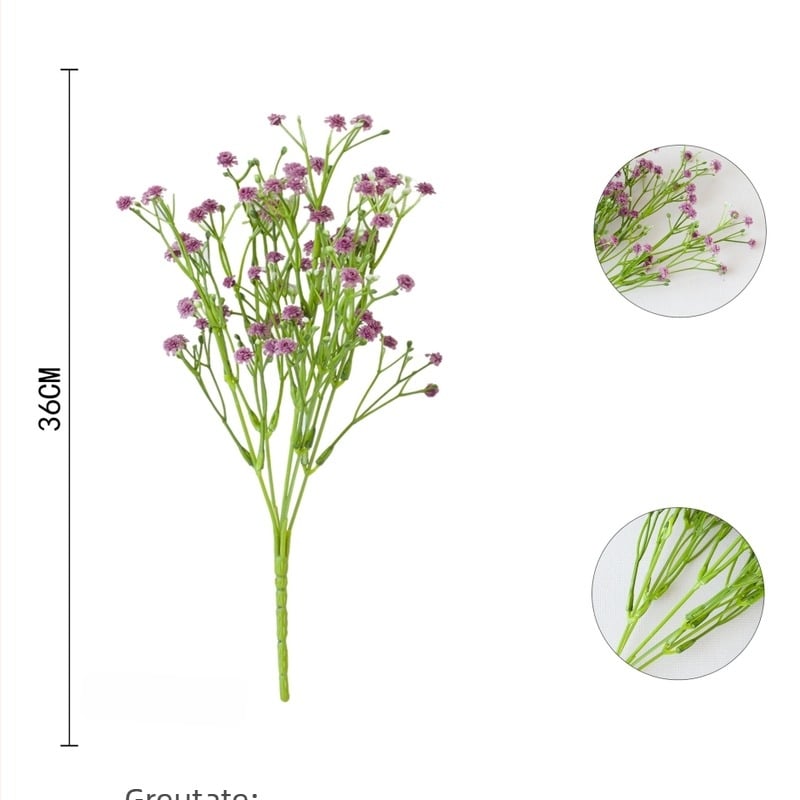 Buchet artificial Gypsophila Starry Sky – Flori din plastic pentru fotografie și decor de nuntă