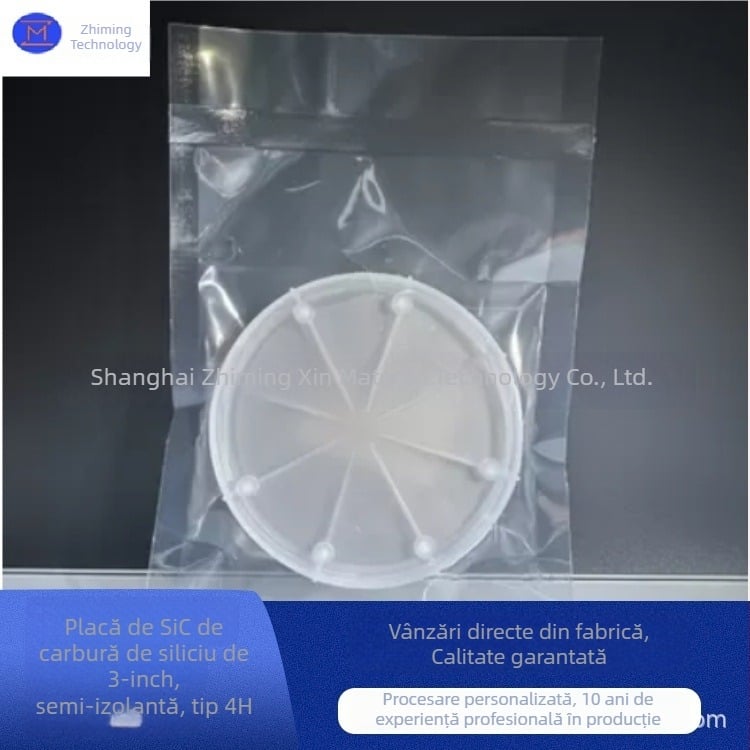 Wafer SiC semiinsulator, 3 inch, 4H, diametrul 76,2 mm, tip P-type/N-type, Prime grade