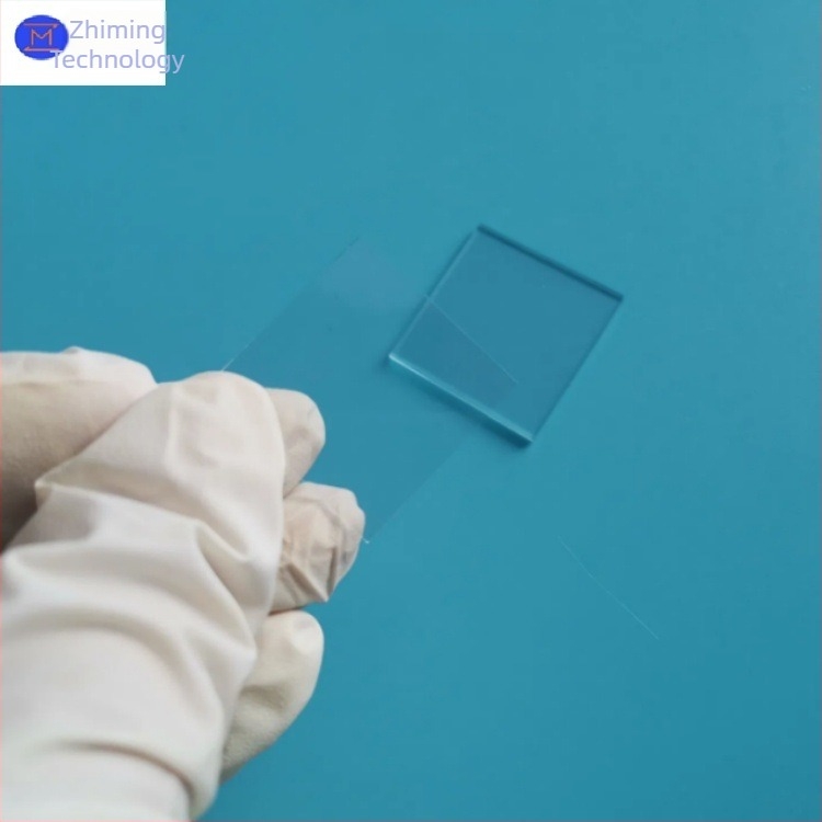 JGS1 JGS2 Wafer de sticlă, Wafer din silica topită, Pătrat, SiO₂ puritate ≥99,99%, Transmitere luminii vizibile >93%, Mohs 7
