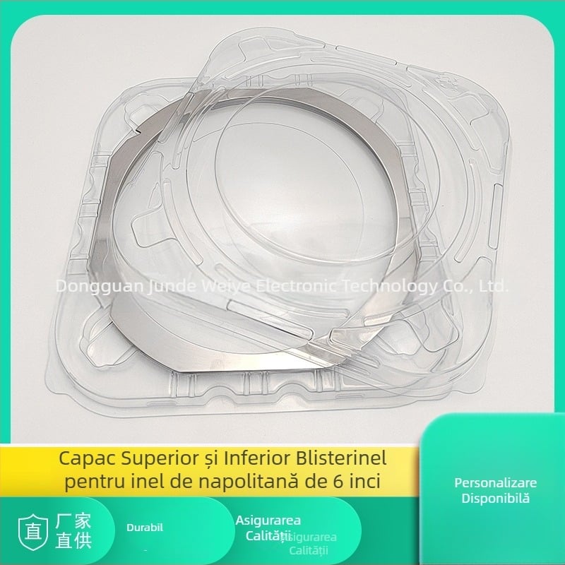 Cutie blister pentru wafer de 6 inci, cadru PET antistat