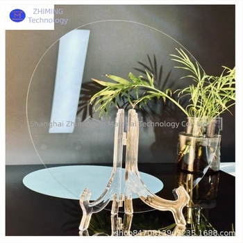 Substrat de wafer din Al2O3 de 6 inci, cu prelucrare în caneluri și fereastră de safir cu precizie înaltă DSP