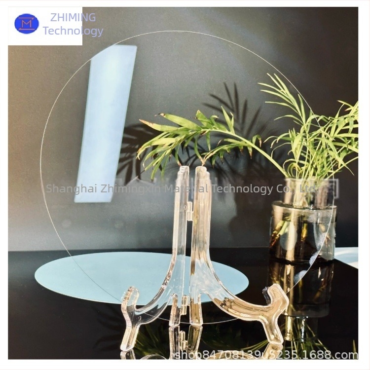 Substrat de wafer din Al2O3 de 6 inci, cu prelucrare în caneluri și fereastră de safir cu precizie înaltă DSP
