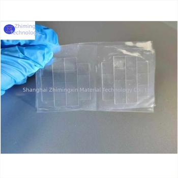 Wafer de safir 5×5, placă din sticlă-cristal, monocrystal Al2O3, duritate înaltă 9.0, rezistență la uzură