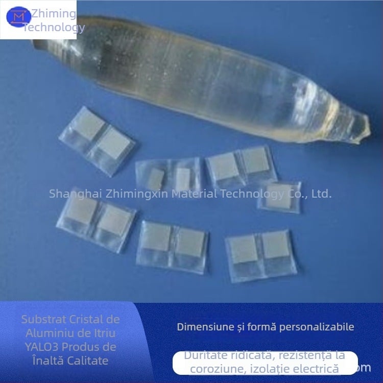 YAlO3 substrat wafer, izolație electrică, pentru lămpi fluorescente, poate fi procesat în dimensiuni și forme variate