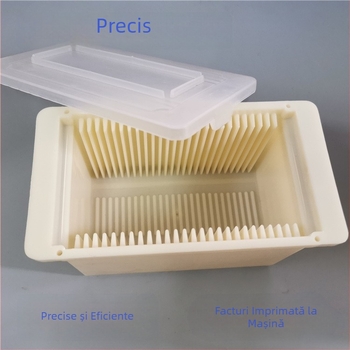 Cutie pătrată pentru wafer de 4 inch, sticlă/cuart, pachet de 25 bucăți