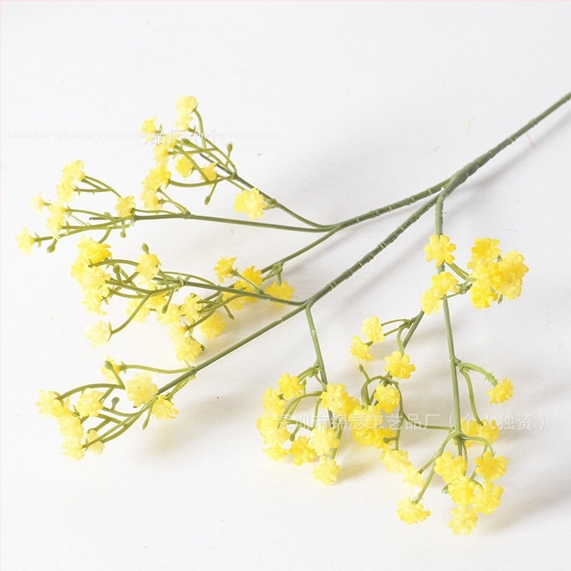Flori artificiale Gypsophila, buchete de mireasă, accesorii de nuntă, flori decorative, decor pentru casă