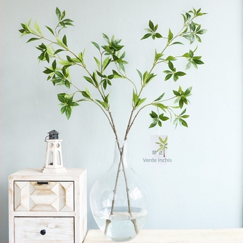 Plantă artificială în stil japonez pentru decor interior, aranjament suspendat de plante verzi pentru sufragerie, aspect premium
