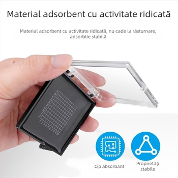 Cutie de depozitare pentru componente de cipuri și mostre wafer, protecție împotriva prafului și antistatice pentru transport.