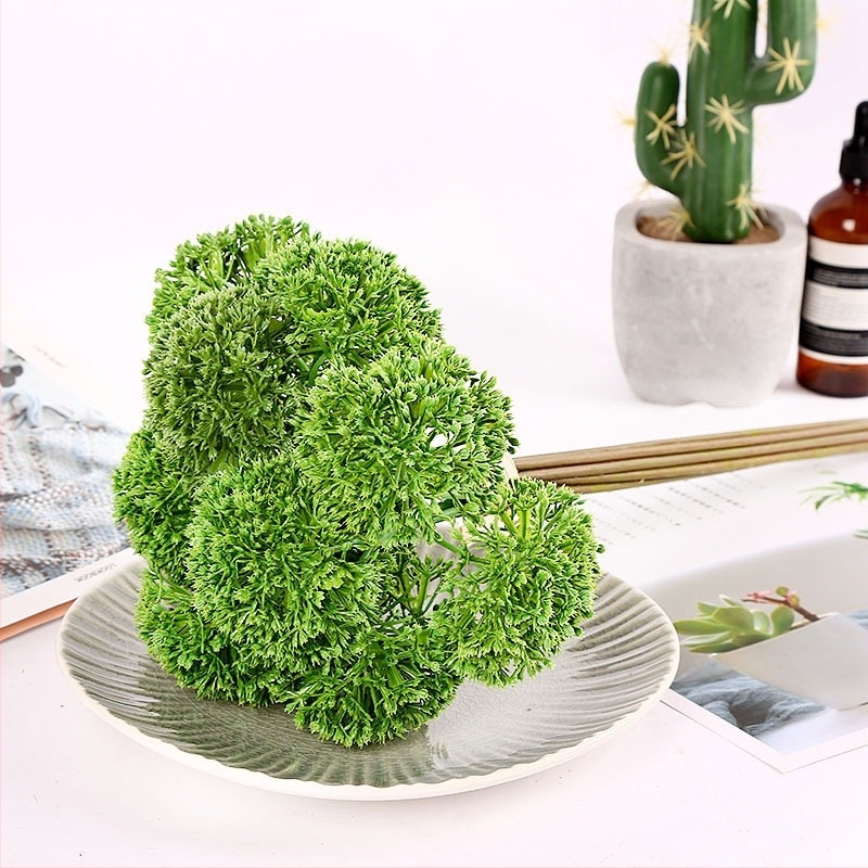 Accesorii de decor pentru casă: mingi de iarbă pentru perete, material pentru perete cu plante, fundal pentru fotografie horticolă, plantă verde artificială