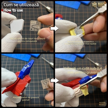 Ellison riglă cu corn de dragon AJ0094 – Model SF pentru modificări militare cu cip, riglă auxiliară AJ0095