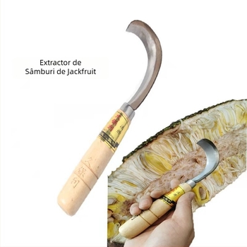 Cuțit curbat pentru extragerea miezului de jackfruit