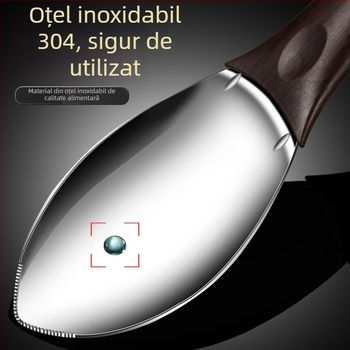 Cuțit special pentru decojit mango, divizor de fructe din oțel inoxidabil, lingură pentru pepene și instrument pentru tăiere cuburi