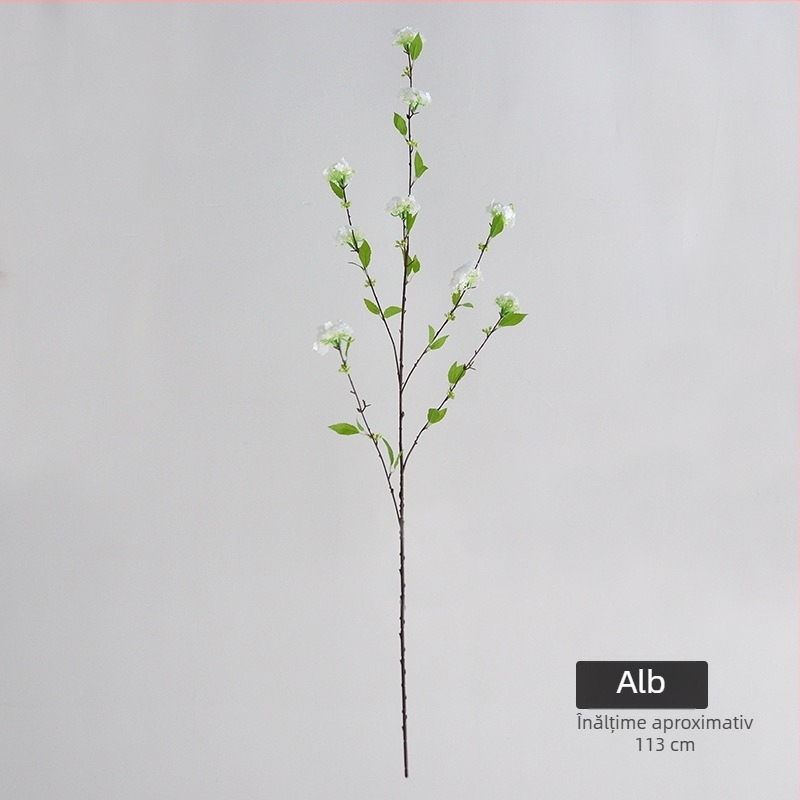 Crenguțe artificiale de Salcie de Zăpadă pentru decor interior și fotografie, înălțime 100–200 cm, flori de mătase