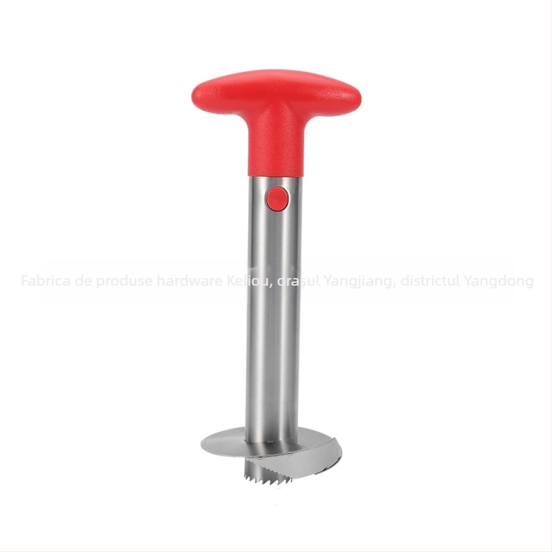 Pelar de ananas din oțel inoxidabil, cu separator de miez și extractor de pulpă