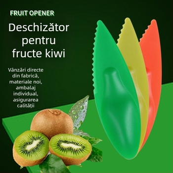 Linguriță pentru kiwi și decojit fructe, plastic îngroșat, ambalaj individual