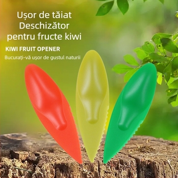 Linguriță pentru kiwi și decojit fructe, plastic îngroșat, ambalaj individual
