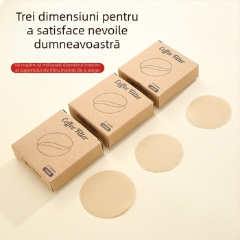 Hârtie de filtru pentru moka pot, rotundă, 51/58, filtrare secundară