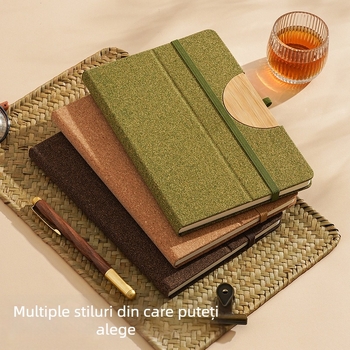Cutie cadou cu notebook și logo personalizat pentru deschiderea companiei, materiale ecologice, reciclabile