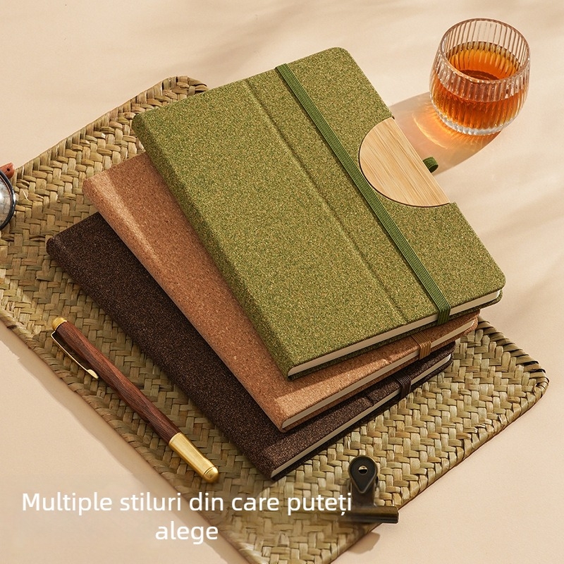Cutie cadou cu notebook și logo personalizat pentru deschiderea companiei, materiale ecologice, reciclabile