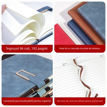 Carnet A5 personalizat într-un set cadou pentru birou, cadou de afaceri